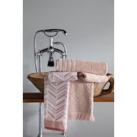 AP 50x90 3LU HAVLU SETI TULIPA - HAVLU SET Pembe 