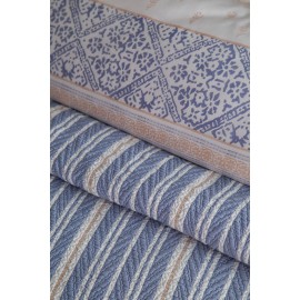 ÇİFT KİŞİLİK TIMELESS SET FLORANTINE BLUE - YATAK ORTUSU