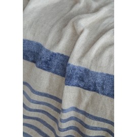 Apricitas HOME Brulee Denim 100% Pamuk Çift Kişilik Yatak Örtüsü Takımı