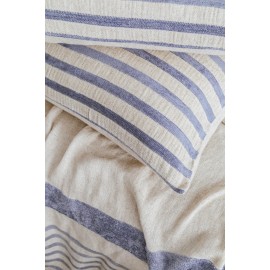 Apricitas HOME Brulee Denim 100% Pamuk Çift Kişilik Yatak Örtüsü Takımı