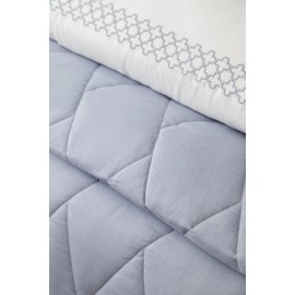 ÇİFT KİŞİLİK YATAK ÖRTÜSÜ SET BEETLE MAVI - YATAK ORTUSU SET