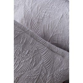 Apricitas HOME Çift Kişilik Tımeless Prıme Set Foglıa Gray - Yatak Ortusu